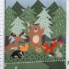 Baumwollstoff Popeline Digitaldruck Baby Spielbogen Forest Panel 1,50 Breite