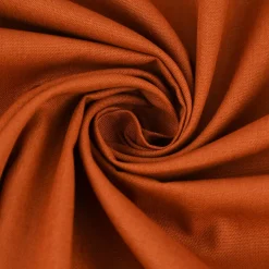 Baumwollstoff Popeline Meterware uni cognac – 1,50 m breit, weich & blickdicht, 125g/m²