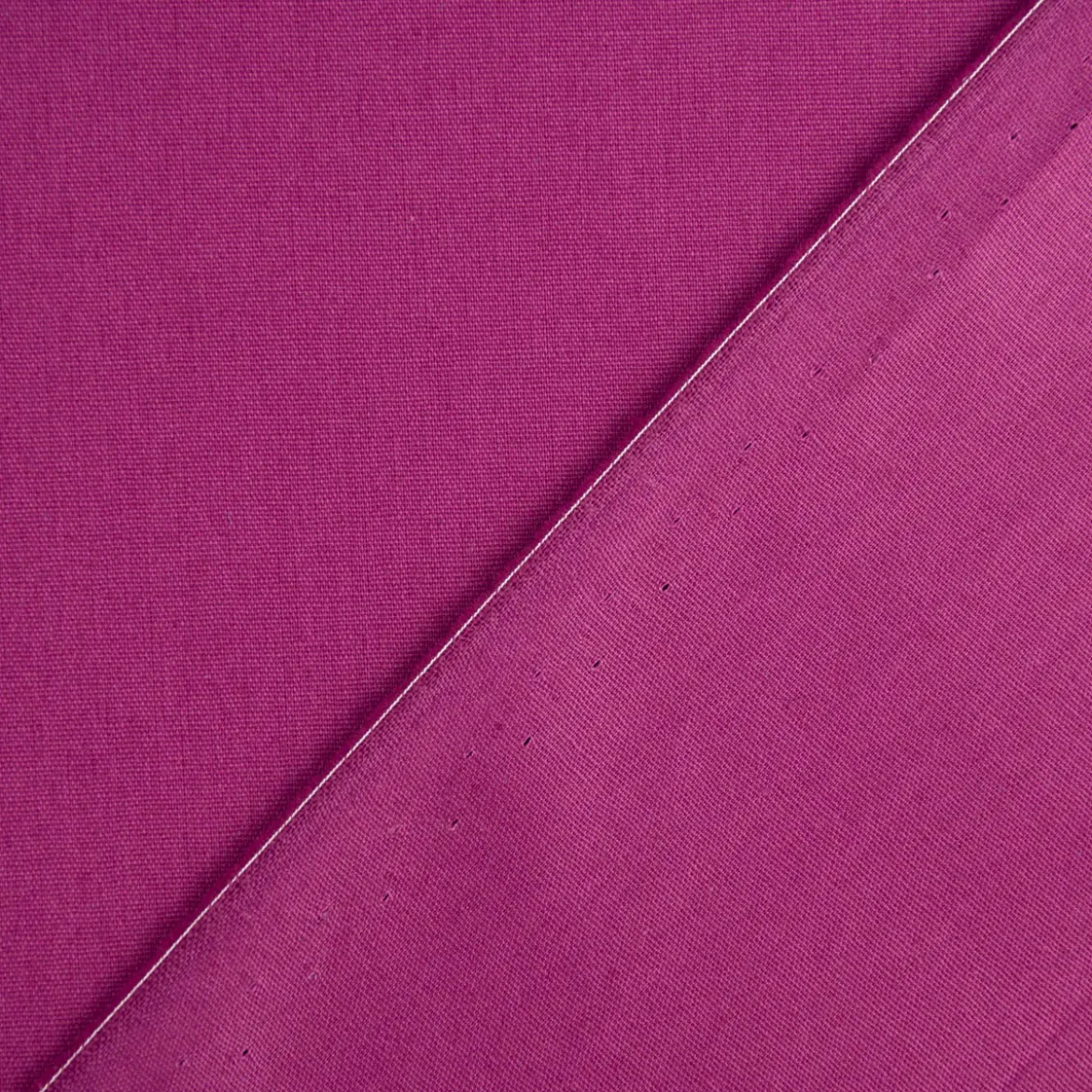 Baumwollstoff Popeline Meterware uni violett – 1,50 m breit, weich & blickdicht, 125g/m²