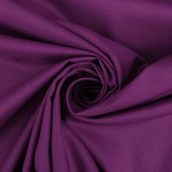 Baumwollstoff Popeline Meterware uni brombeere – 1,50 m breit, weich & blickdicht, 125g/m²