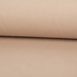 Baumwollstoff Popeline Meterware dark beige – 1,50 m breit, weich & blickdicht, 125g/m²