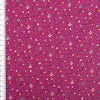 Baumwollstoff Popeline Mini Blümchen fuchsia 1,48m Breite