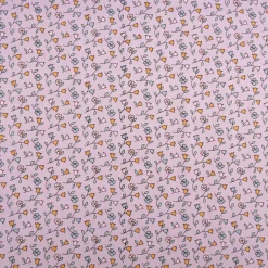 Baumwollstoff Popeline Mini Blümchen lila 1,48m Breite