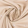 Baumwollstoff Popeline Stoff Gänse beige weiß 1,45m Breite