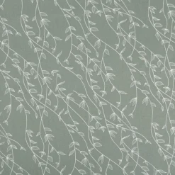 Baumwollstoff Popeline Stoff Zweige khaki-grün 1,45m Breite