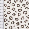 Baumwollstoff Popeline Stoff Animal Skin Leo wollweiß1,45m Breite