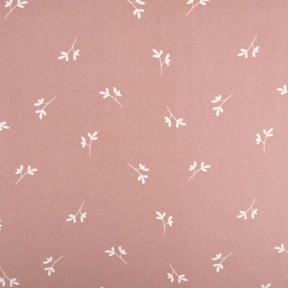 Baumwollstoff Popeline Stoff Allover Blätter Mauve 1,45m Breite