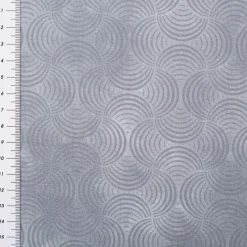 Baumwollstoff Popeline Stoff Bogen Serie Vintage Washed Hellgrau 1,40m Breite