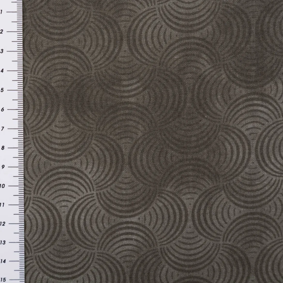 Baumwollstoff Popeline Stoff Bogen Serie Vintage Washed Schwarz 1,40m Breite