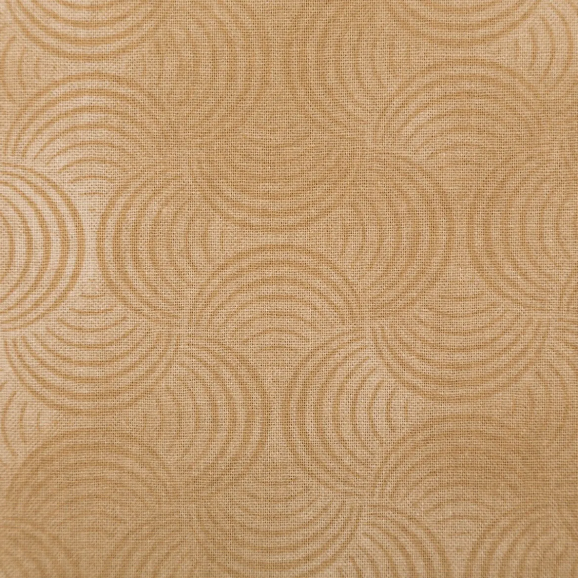 Baumwollstoff Popeline Stoff Bogen Serie Vintage Washed Beige 1,40m Breite