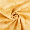 Baumwollstoff Popeline Stoff Kreise Serie Vintage Washed Beige-Gelb 1,40m Breite
