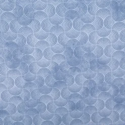 Baumwollstoff Popeline Stoff Bogen Serie Vintage Washed Blau 1,40m Breite