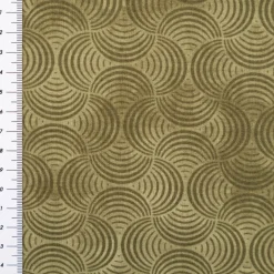 Baumwollstoff Popeline Stoff Bogen Serie Vintage Washed Dunkelgrün 1,40m Breite