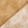 Baumwollstoff Popeline Stoff Pünktchen Serie Vintage Washed Beige 1,40m Breite