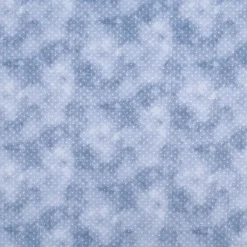 Baumwollstoff Popeline Stoff Pünktchen Serie Vintage Washed Blau 1,40m Breite