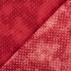 Baumwollstoff Popeline Stoff Pünktchen Serie Vintage Washed Rot 1,40m Breite