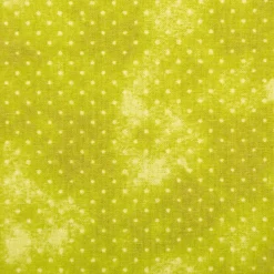 Baumwollstoff Popeline Stoff Pünktchen Serie Vintage Washed Grün 1,40m Breite