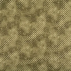 Baumwollstoff Popeline Stoff Pünktchen Serie Vintage Washed Olivgrün 1,40m Breite