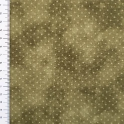 Baumwollstoff Popeline Stoff Pünktchen Serie Vintage Washed Olivgrün 1,40m Breite
