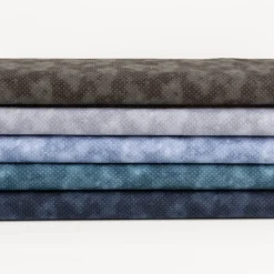 Baumwollstoff Popeline Stoff Pünktchen Serie Vintage Washed Hellgrau 1,40m Breite
