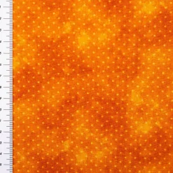 Baumwollstoff Popeline Stoff Pünktchen Serie Vintage Washed Terracotta 1,40m Breite