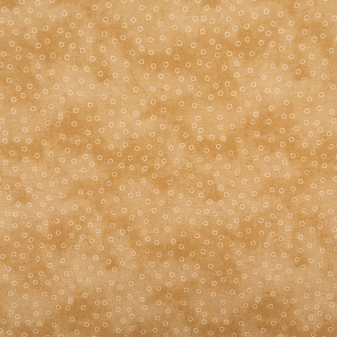 Baumwollstoff Popeline Stoff Kreise Serie Vintage Washed Beige 1,40m Breite
