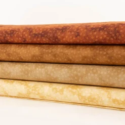 Baumwollstoff Popeline Stoff Kreise Serie Vintage Washed Beige 1,40m Breite
