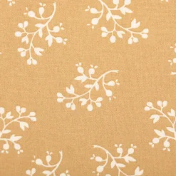 Baumwollstoff Popeline Stoff Blumenzweige Serie Romantic Garden Beige 1,40m Breite