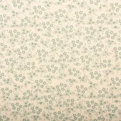 Baumwollstoff Popeline Stoff Allover Blümchen Serie Romantic Garden Mintgrün 1,40m Breite