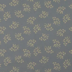 Baumwollstoff Popeline Stoff Blumenzweige Serie Romantic Garden Babyblau 1,40m Breite