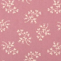 Baumwollstoff Popeline Stoff Blumenzweige Serie Romantic Garden Altrosa 1,40m Breite