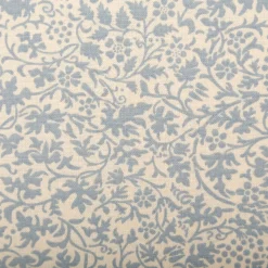 Baumwollstoff Popeline Stoff Allover Blätterranken Serie Romantic Garden Babyblau 1,40m Breite