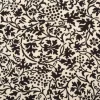Baumwollstoff Popeline Stoff Allover Blätterranken Serie Romantic Garden Schwarz 1,40m Breite