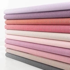 Baumwollstoff Popeline Streifen rosa weiß 1,50m Breite