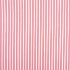 Baumwollstoff Popeline Streifen blush weiß 1,50m Breite