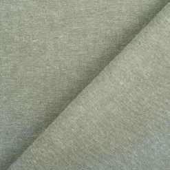 Baumwollstoff Popeline Yarn Dyed garngefärbt einfarbig dunkelgrün meliert 1,44m Breite