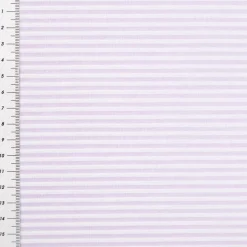 Baumwollstoff Popeline Yarn Dyed garngefärbt Streifen 3mm lila weiß 1,44m Breite