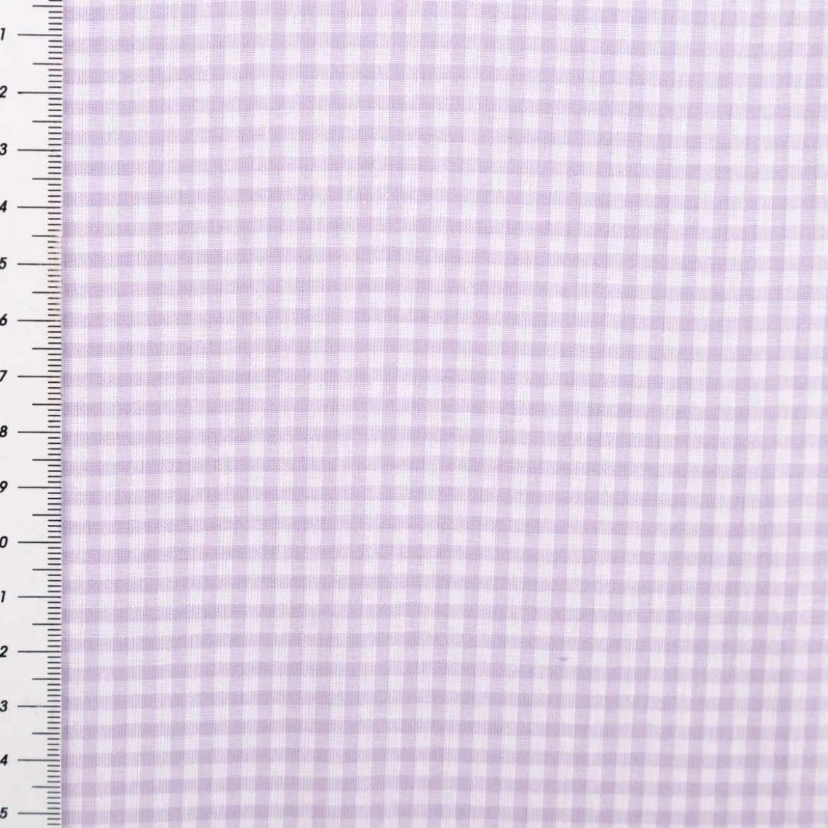 Baumwollstoff Popeline Yarn Dyed garngefärbt kleine Karos 2,7 mm lila weiß 1,44m Breite