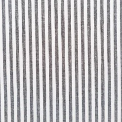 Baumwollstoff Popeline Yarn Dyed garngefärbt Streifen 3mm schwarz weiß 1,44m Breite