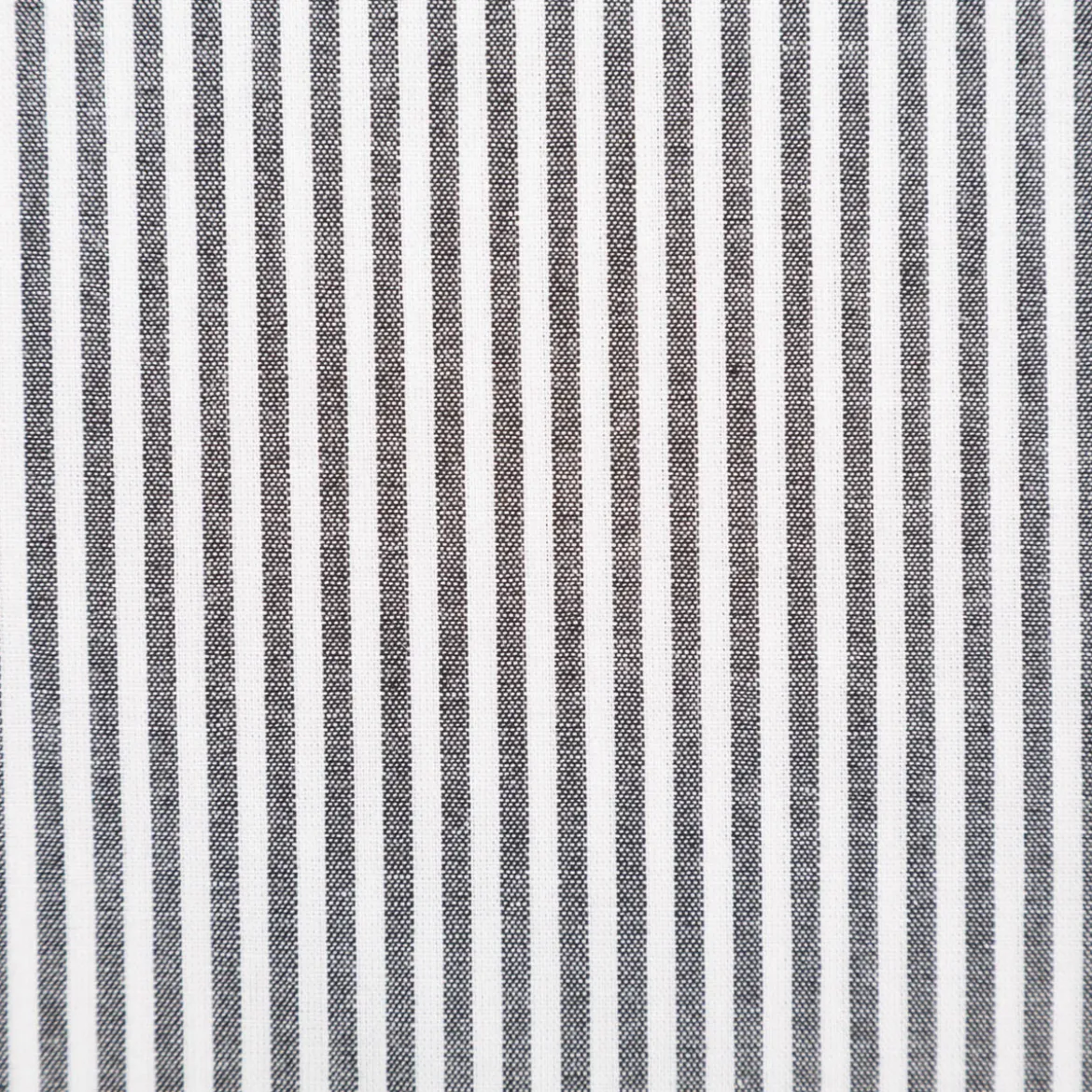 Baumwollstoff Popeline Yarn Dyed garngefärbt Streifen 3mm schwarz weiß 1,44m Breite