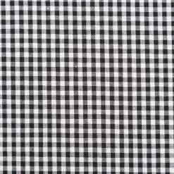 Baumwollstoff Popeline Yarn Dyed garngefärbt kleine Karos 2,7 mm schwarz weiß 1,44m Breite