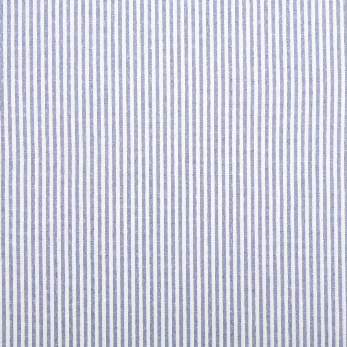 Baumwollstoff Popeline Yarn Dyed garngefärbt Streifen 3mm blau weiß 1,44m Breite