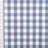 Baumwollstoff Popeline Yarn Dyed garngefärbt Vichy Karos blau weiß 1,44m Breite