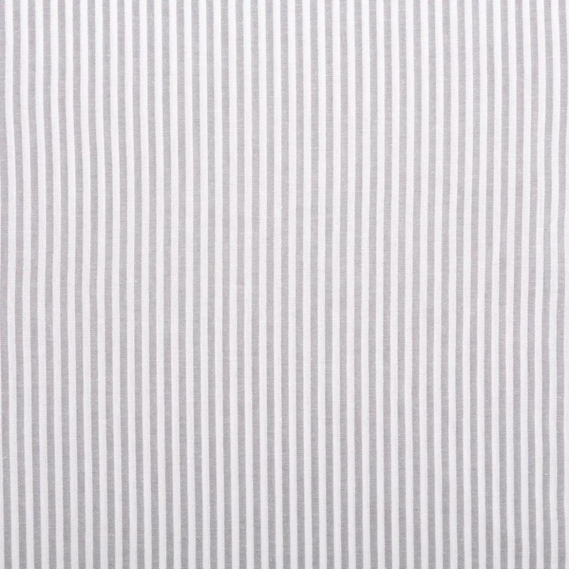 Baumwollstoff Popeline Yarn Dyed garngefärbt Streifen 3mm grau weiß 1,44m Breite