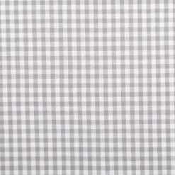 Baumwollstoff Popeline Yarn Dyed garngefärbt kleine Karos 2,7 mm grau weiß 1,44m Breite
