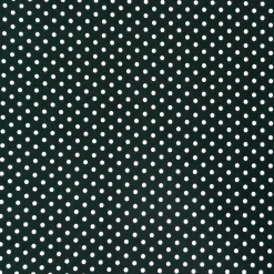 Baumwollstoff Punkte groß Ø 7mm schwarz weiß