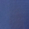 Baumwollstoff Punkte mini Ø 1mm dunkelblau weiß