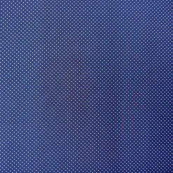 Baumwollstoff Punkte mini Ø 1mm dunkelblau weiß