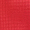 Baumwollstoff Punkte mini Ø 1mm rot weiß