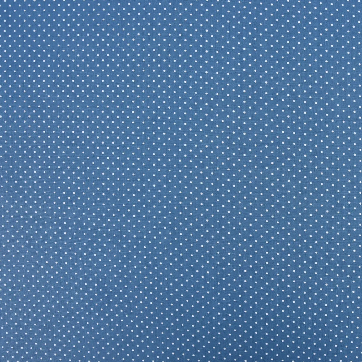 Baumwollstoff Punkte mini Ø 1mm jeansblau weiß 1,40m Breite